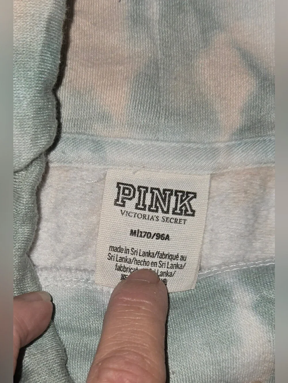 PINK Victoria's Secret Tie-Dye Pullover Sweater Sz M